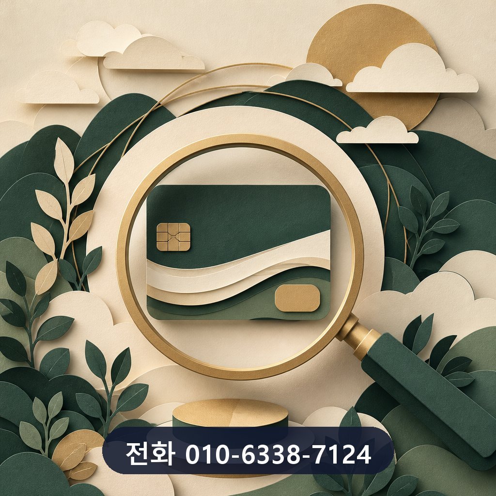 신용카드 결제 현금화 한도 확인 이미지